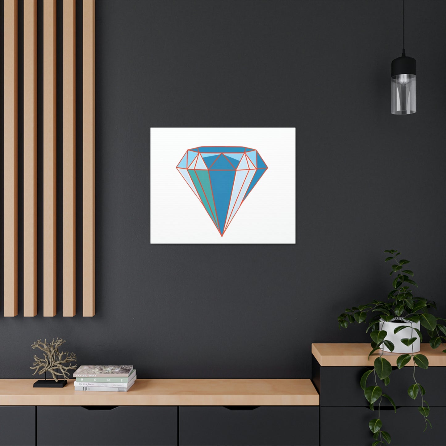 Random Diamond Canvas Gallery Wraps