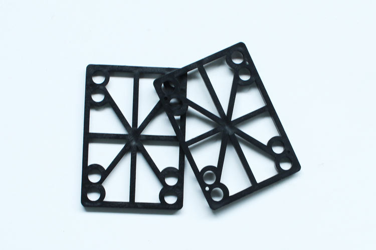 Increased shock absorber gasket for skateboard rubber