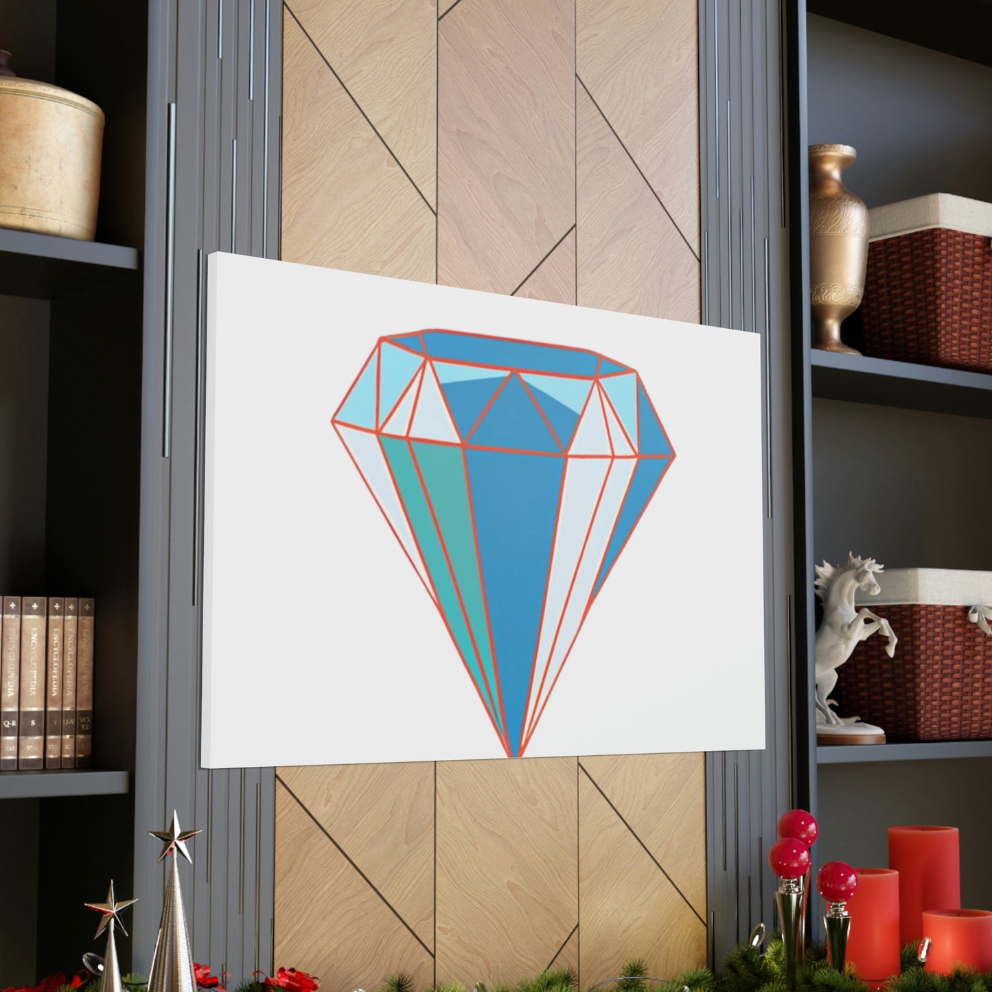 Random Diamond Canvas Gallery Wraps