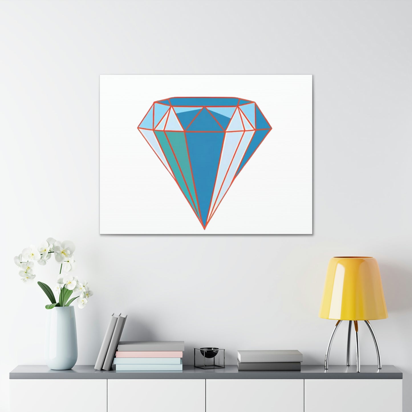 Random Diamond Canvas Gallery Wraps