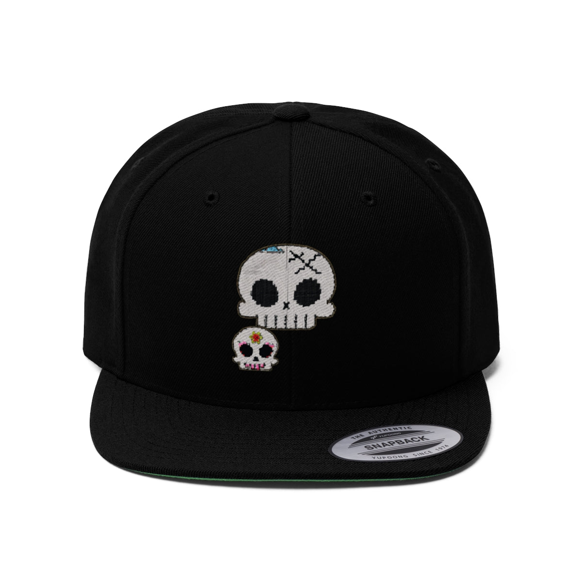 Unisex 💀 Flat Bill Hat