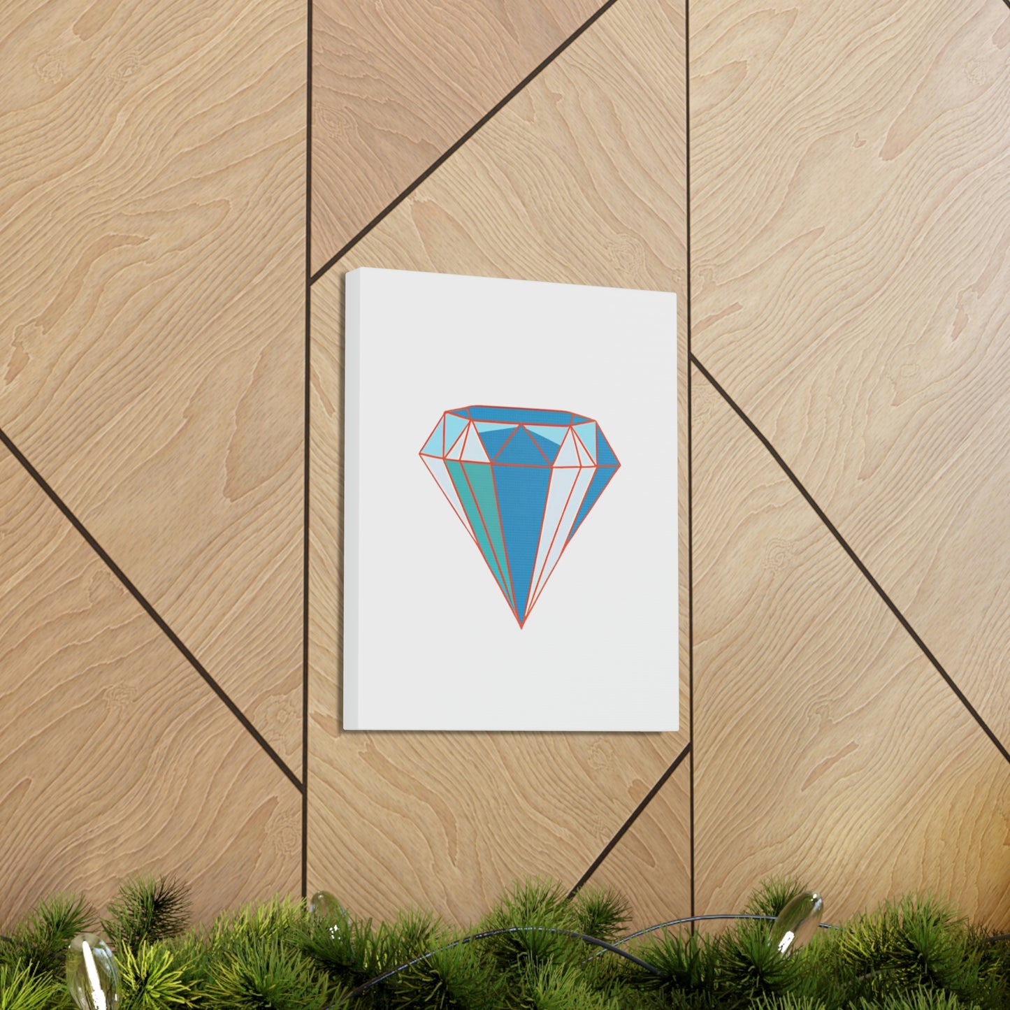 Random Diamond Canvas Gallery Wraps