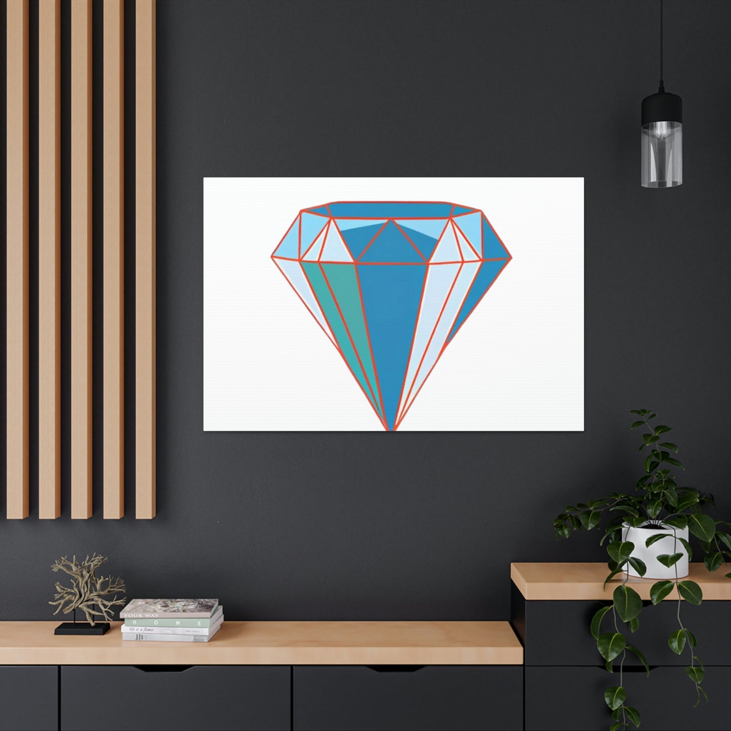 Random Diamond Canvas Gallery Wraps