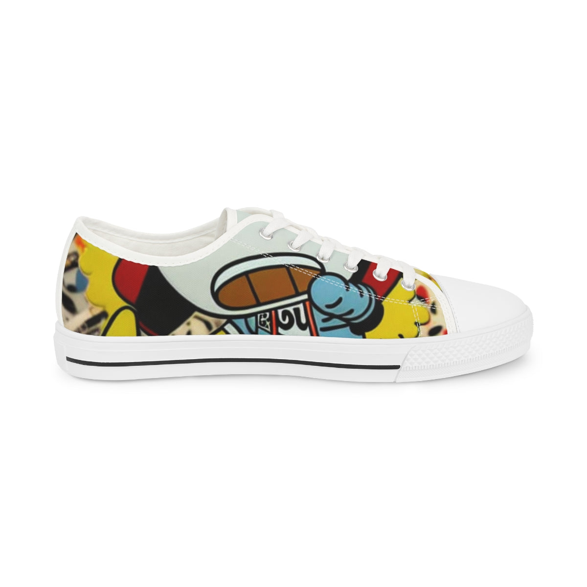 Men's Low Top Shoes - Random the Ghost