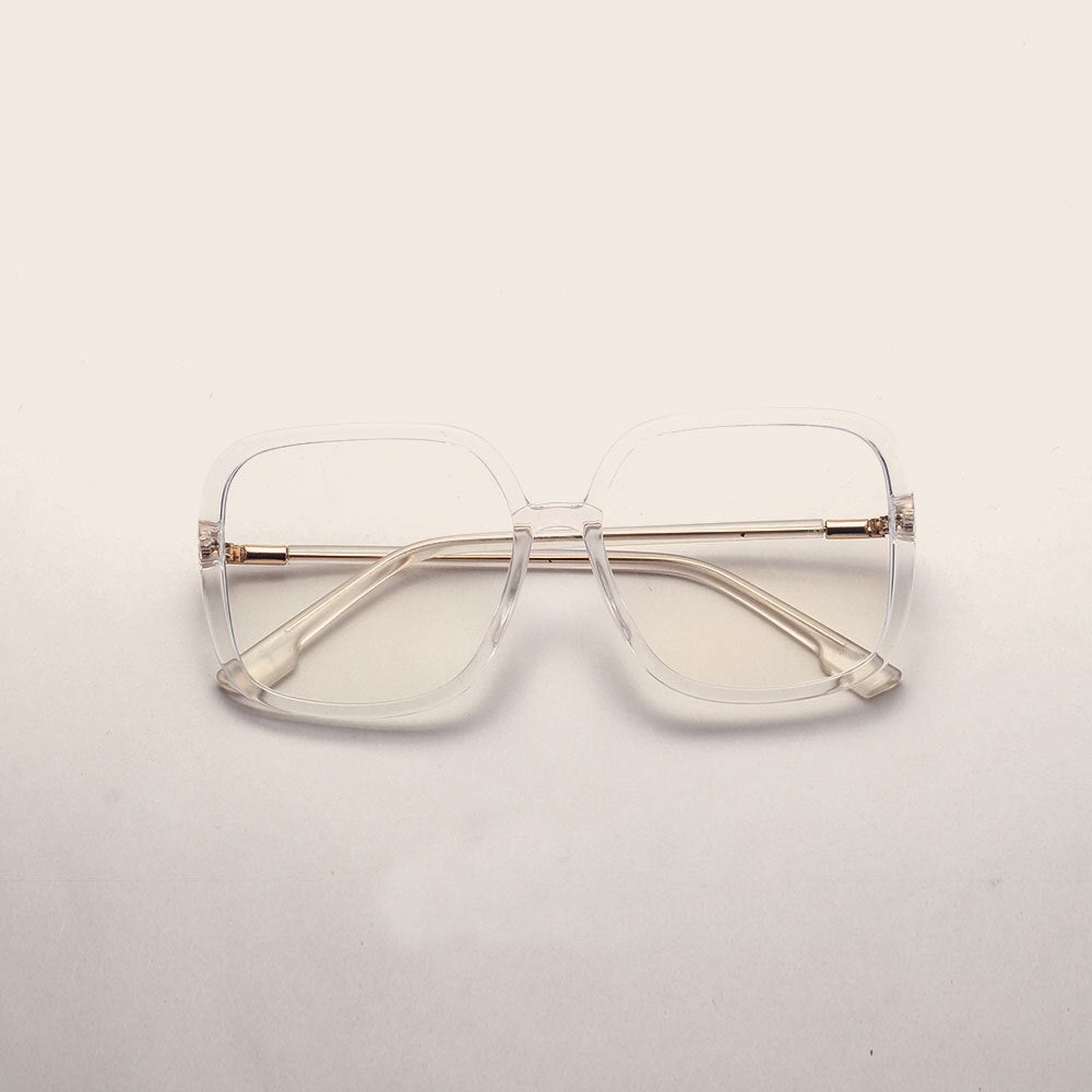 blue light glasses frame computer glasses spectacles Big Square transparent female women's eyeglasses frame 2019 Optical frames - Random the Ghost