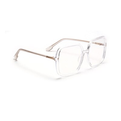 blue light glasses frame computer glasses spectacles Big Square transparent female women's eyeglasses frame 2019 Optical frames - Random the Ghost