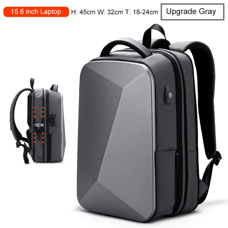 Fenruien Brand Laptop Backpack Anti-theft Waterproof School Backpacks USB Charging Men Business Travel Bag Backpack New Design - Random the Ghost