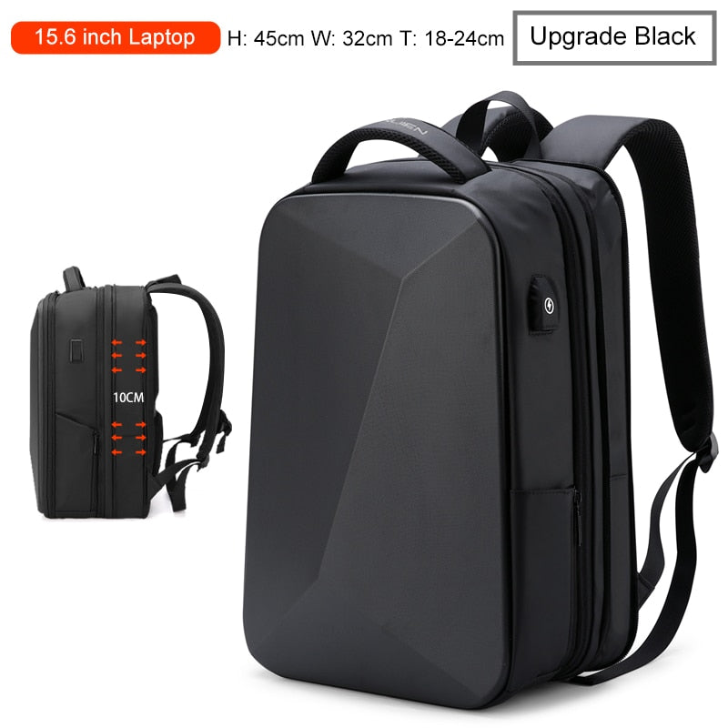 Fenruien Brand Laptop Backpack Anti-theft Waterproof School Backpacks USB Charging Men Business Travel Bag Backpack New Design - Random the Ghost