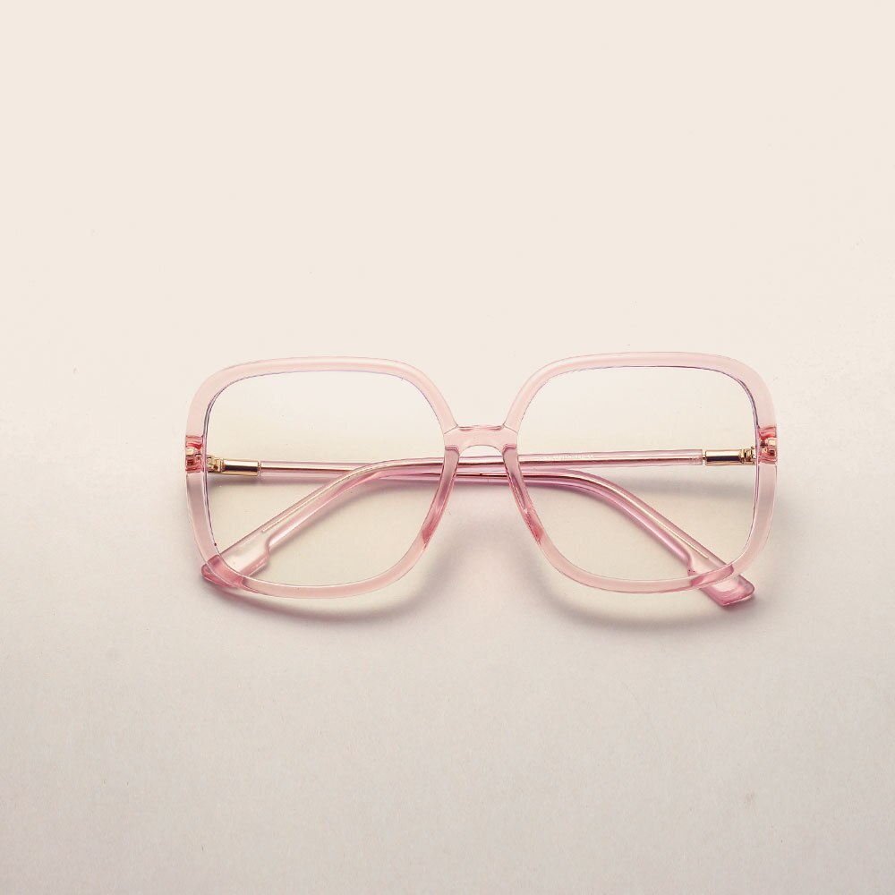 blue light glasses frame computer glasses spectacles Big Square transparent female women's eyeglasses frame 2019 Optical frames - Random the Ghost