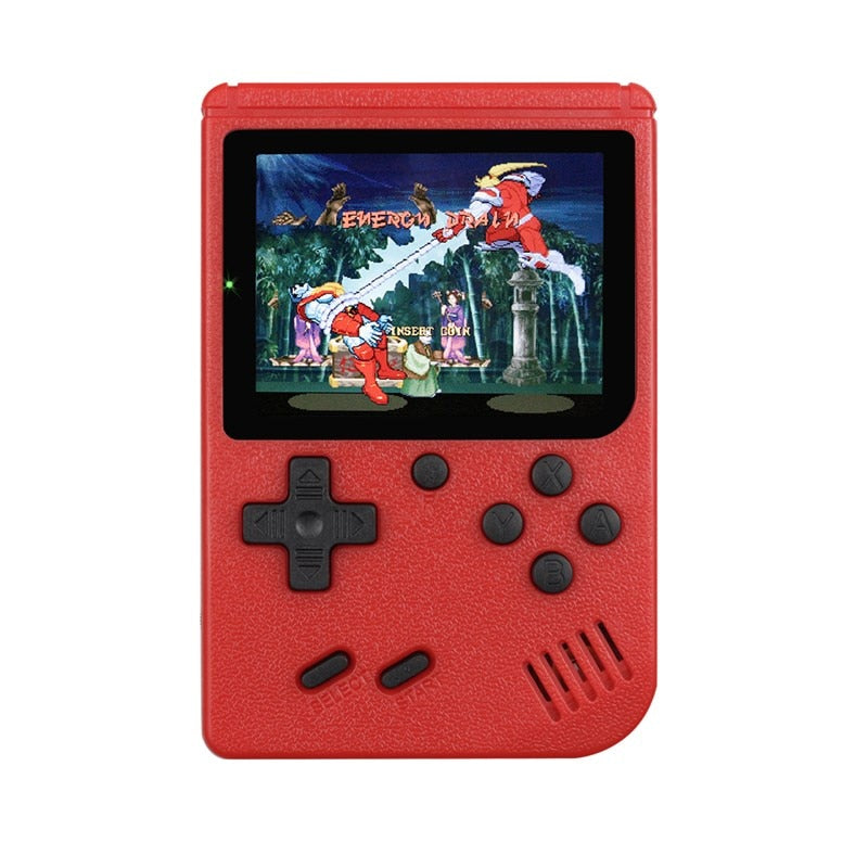 Retro Portable Mini Handheld Video Game Console 8-Bit 3.0 Inch Color LCD Kids Color Game Player Built-in 400 games - Random the Ghost