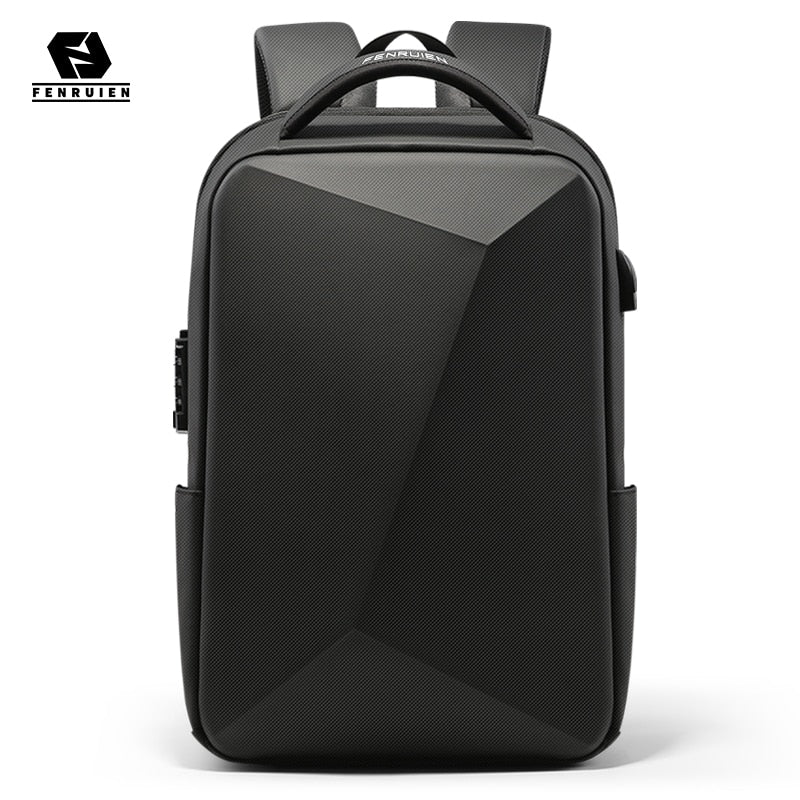 Fenruien Brand Laptop Backpack Anti-theft Waterproof School Backpacks USB Charging Men Business Travel Bag Backpack New Design - Random the Ghost