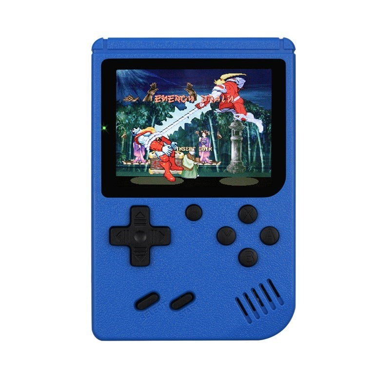 Retro Portable Mini Handheld Video Game Console 8-Bit 3.0 Inch Color LCD Kids Color Game Player Built-in 400 games - Random the Ghost