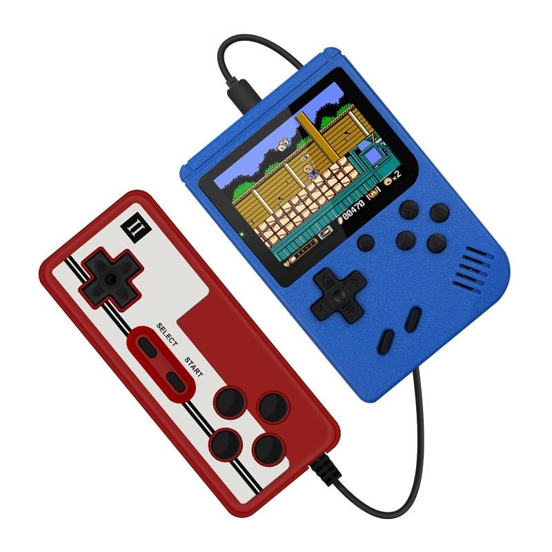 Retro Portable Mini Handheld Video Game Console 8-Bit 3.0 Inch Color LCD Kids Color Game Player Built-in 400 games - Random the Ghost