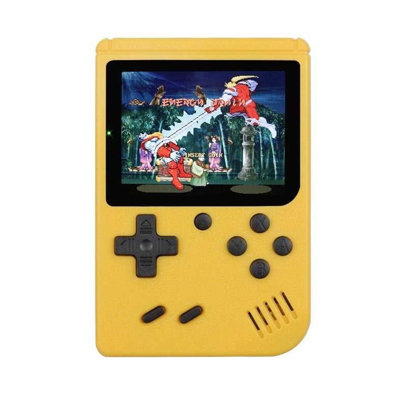 Retro Portable Mini Handheld Video Game Console 8-Bit 3.0 Inch Color LCD Kids Color Game Player Built-in 400 games - Random the Ghost