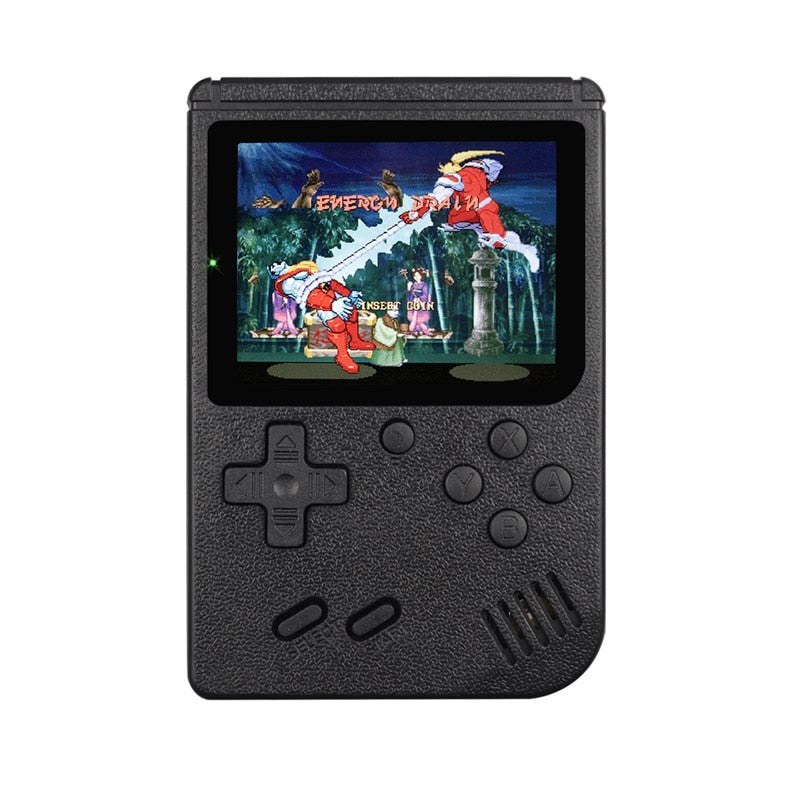 Retro Portable Mini Handheld Video Game Console 8-Bit 3.0 Inch Color LCD Kids Color Game Player Built-in 400 games - Random the Ghost