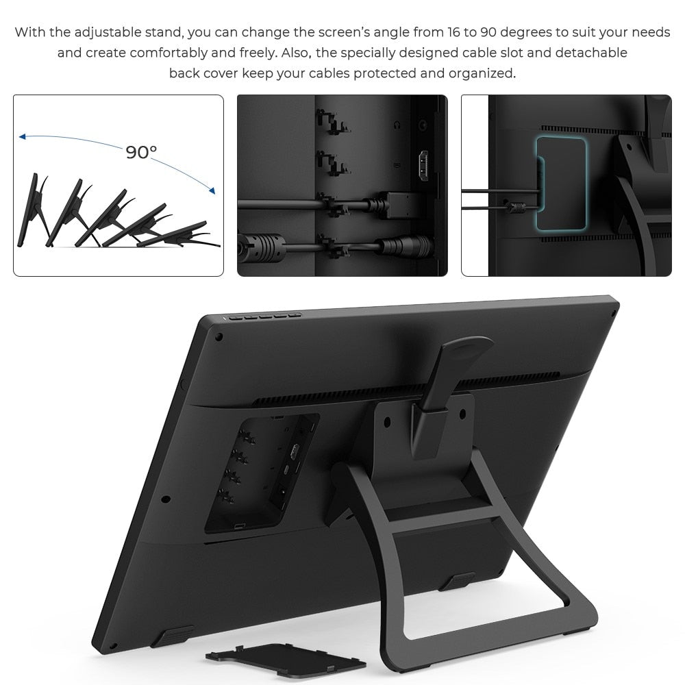 XPPen Artist 22 (2nd Generation) 21.5 Inch Drawing Tablet Graphics Tablet Display IPS Monitor 8192 Level Pen Pressure USB-C - Random the Ghost