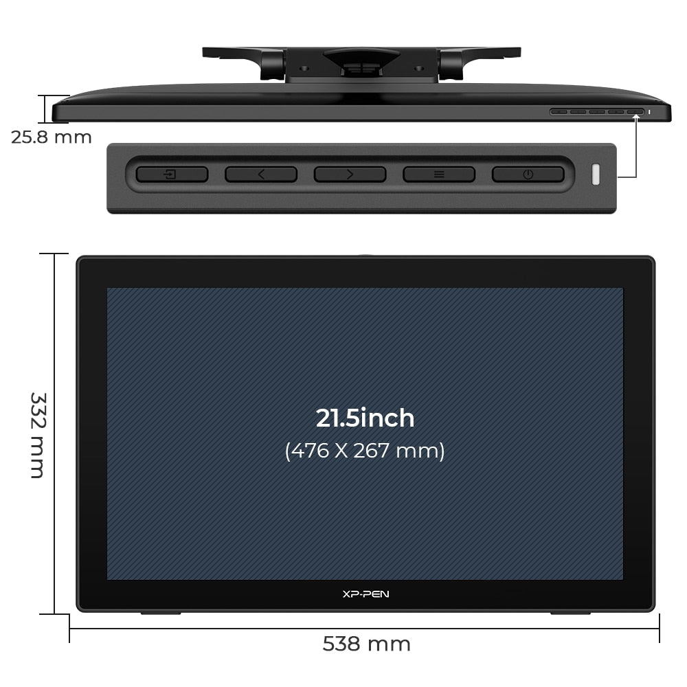 XPPen Artist 22 (2nd Generation) 21.5 Inch Drawing Tablet Graphics Tablet Display IPS Monitor 8192 Level Pen Pressure USB-C - Random the Ghost