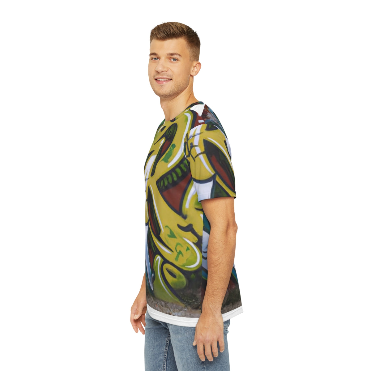 Men's R Polyester Tee (AOP)