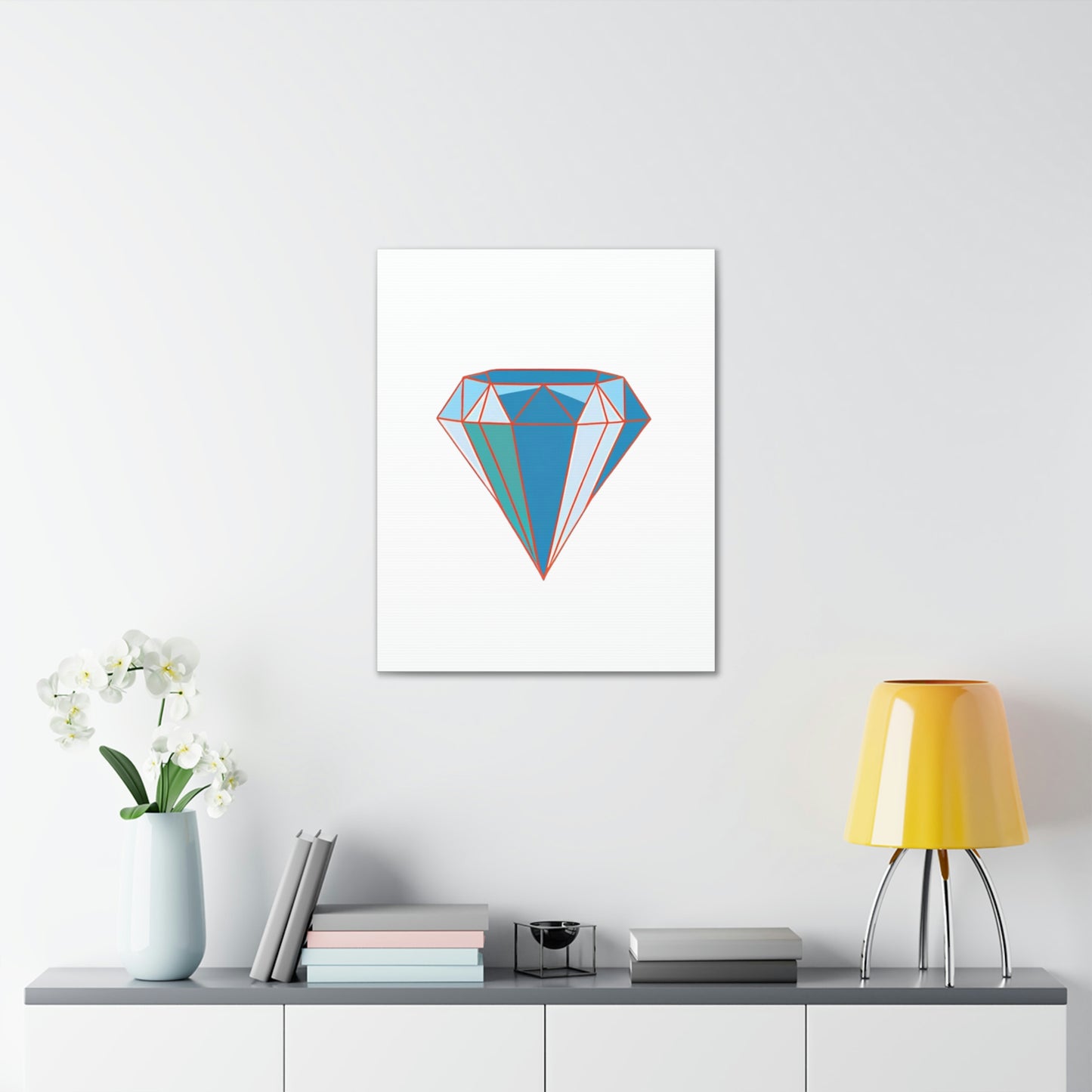 Random Diamond Canvas Gallery Wraps