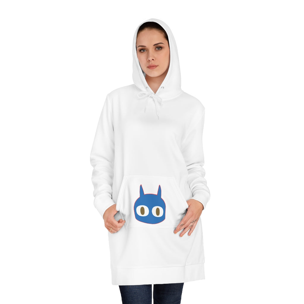 Women's Random Mascot Hoodie Dress (AOP) - Random the Ghost