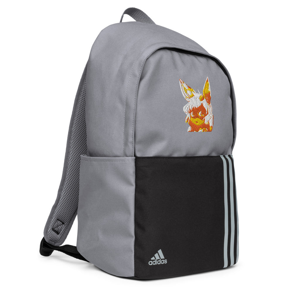 Mecha Pop Girl adidas backpack - Random the Ghost