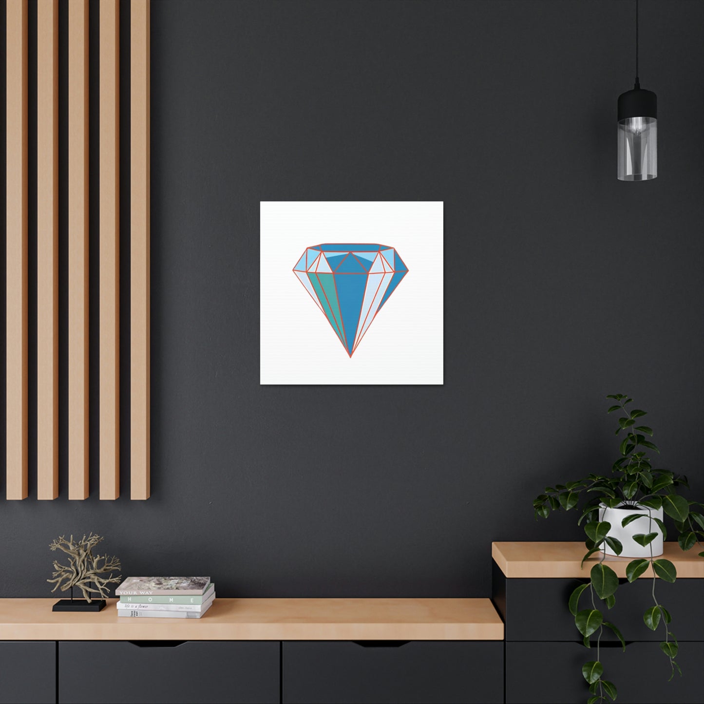 Random Diamond Canvas Gallery Wraps