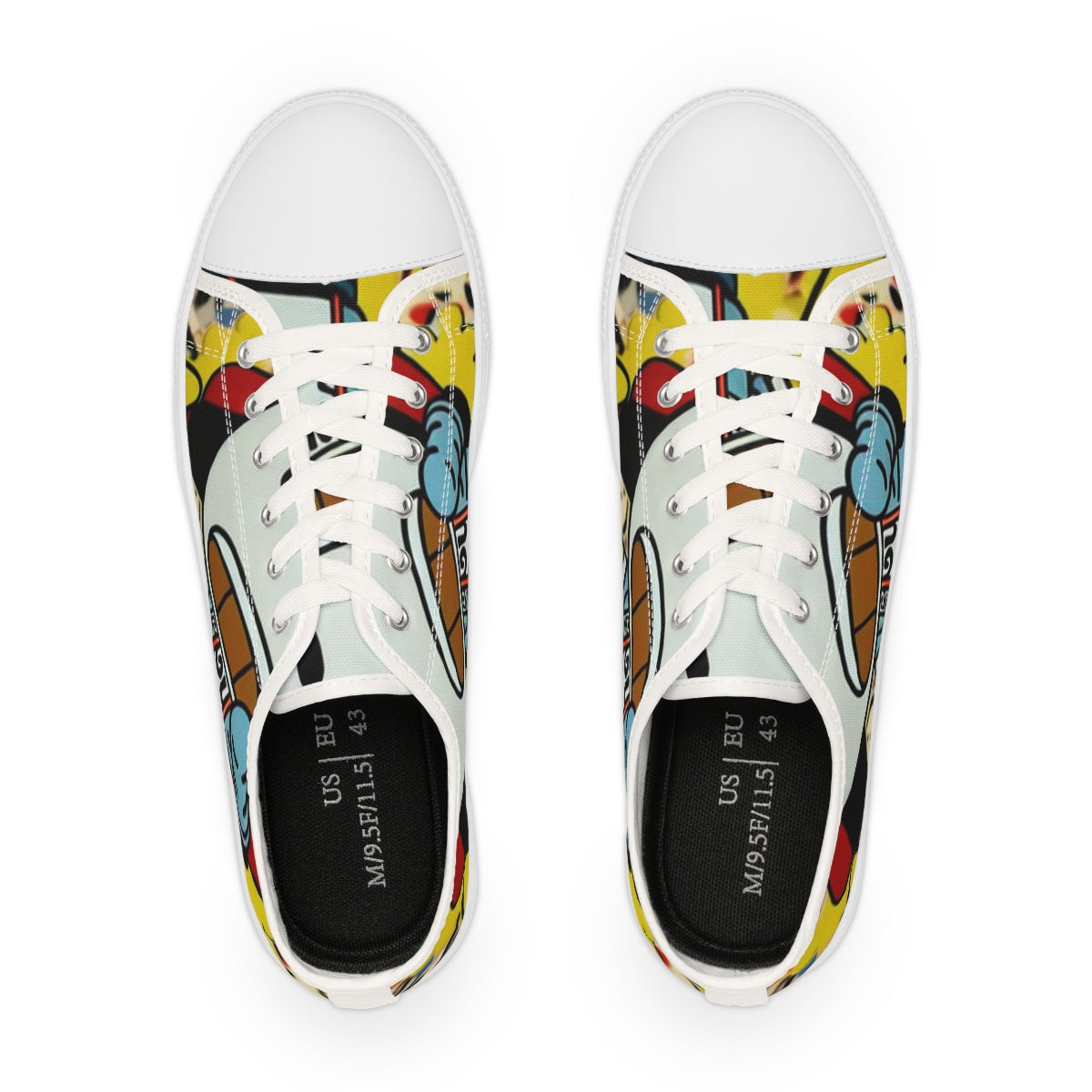 Men's Low Top Shoes - Random the Ghost