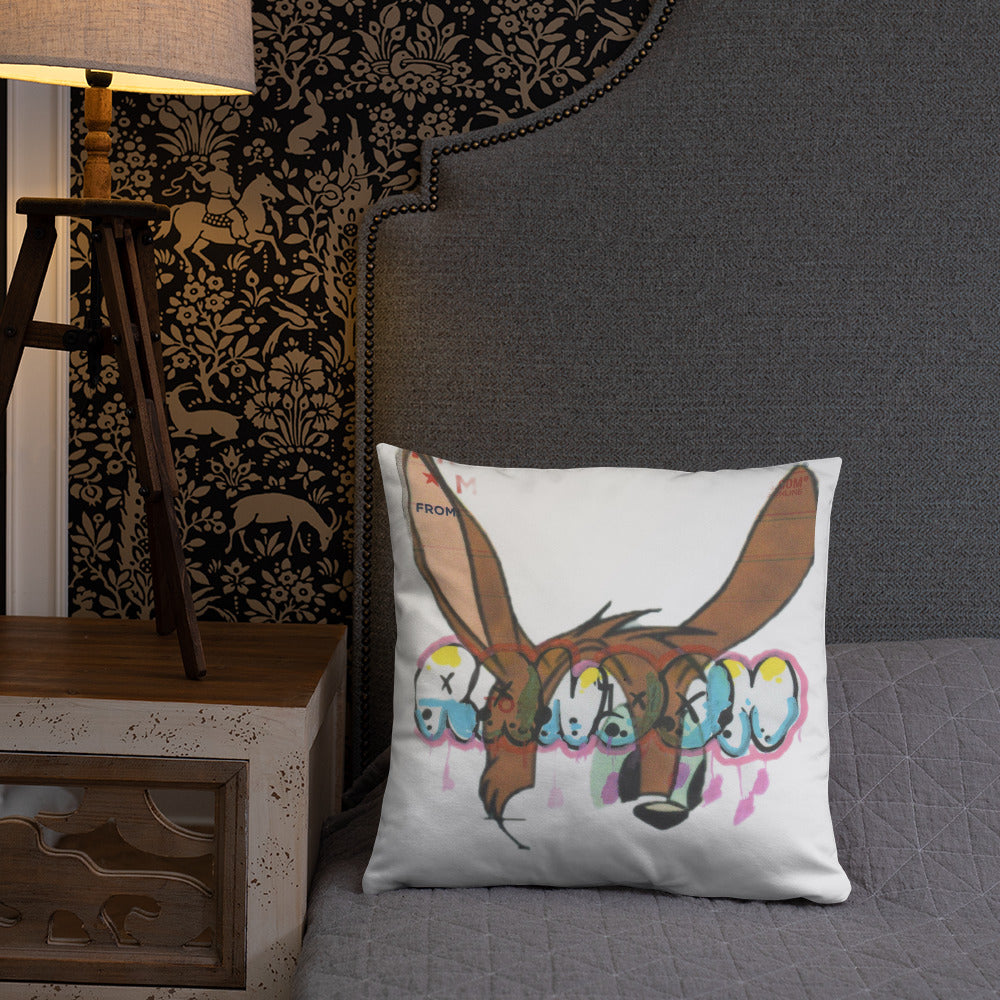 Ghost Rabbit Pillow - Random the Ghost