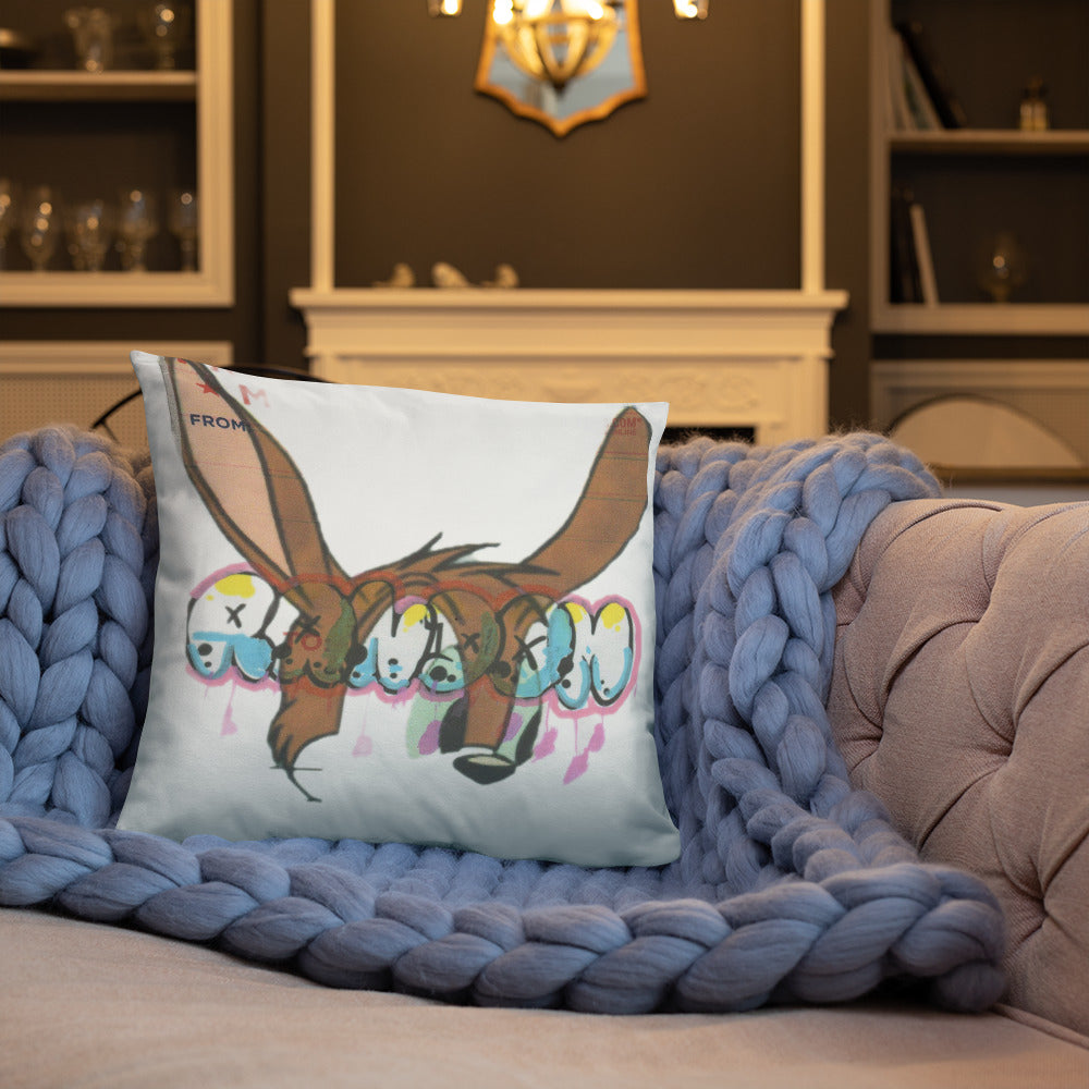 Ghost Rabbit Pillow - Random the Ghost