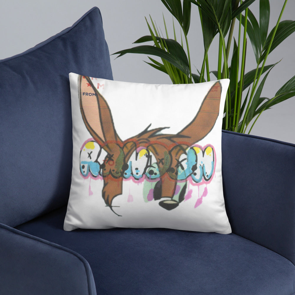 Ghost Rabbit Pillow - Random the Ghost