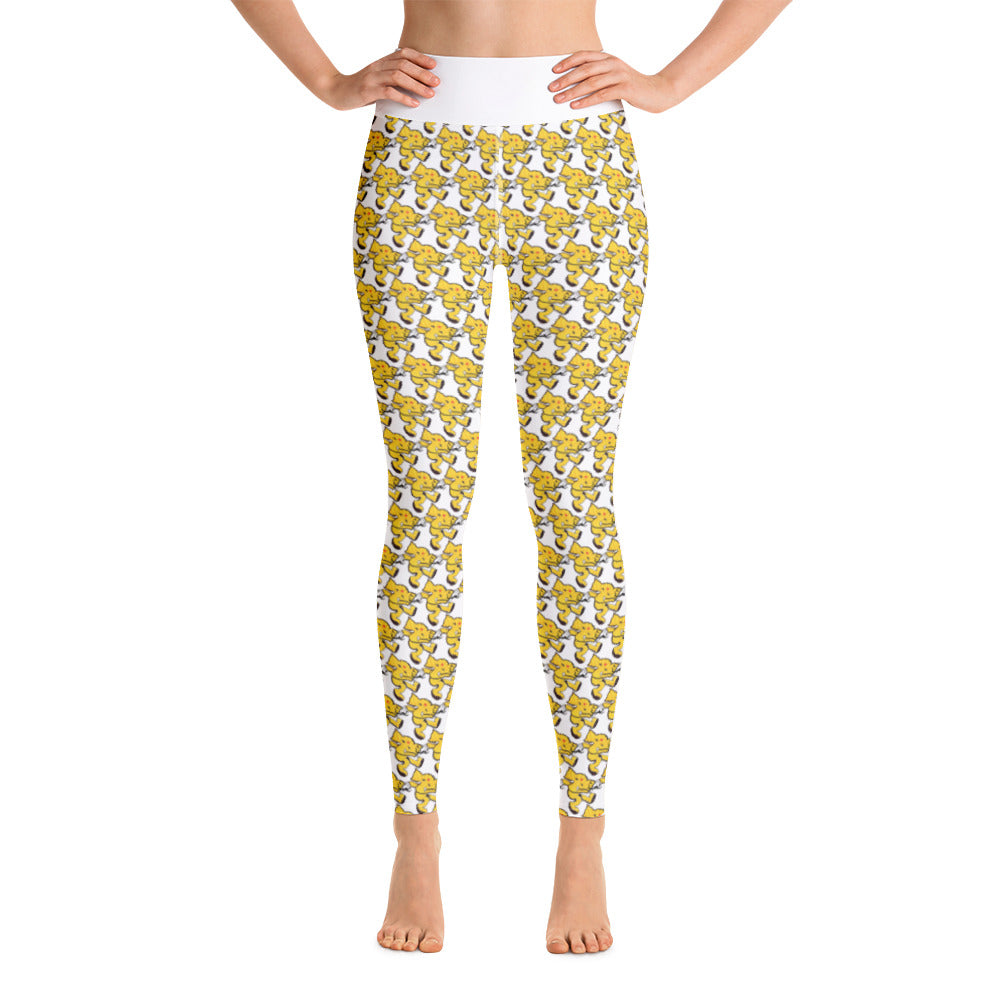 L$D Pop Blotter Yoga Leggings - Random the Ghost