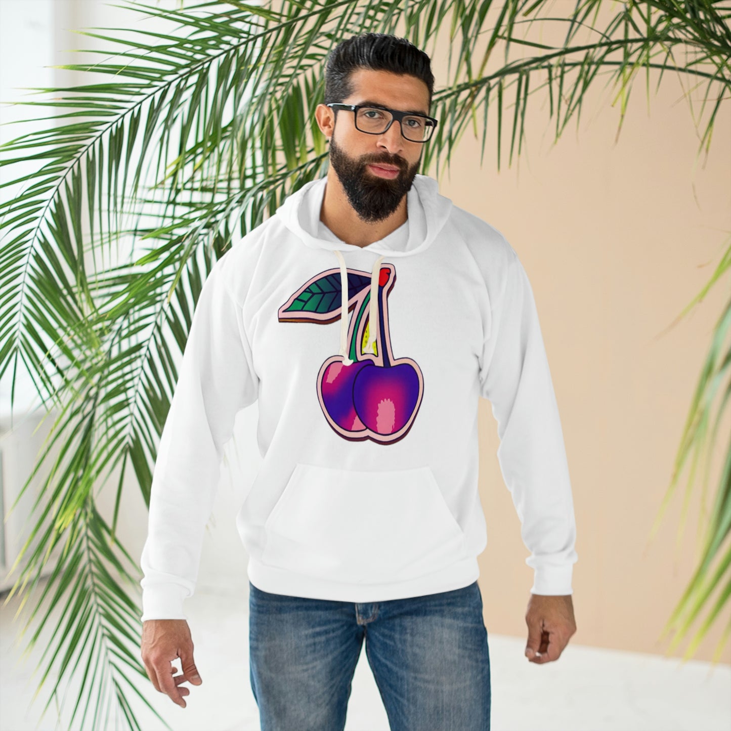 Random Cherry Unisex Pullover Hoodie