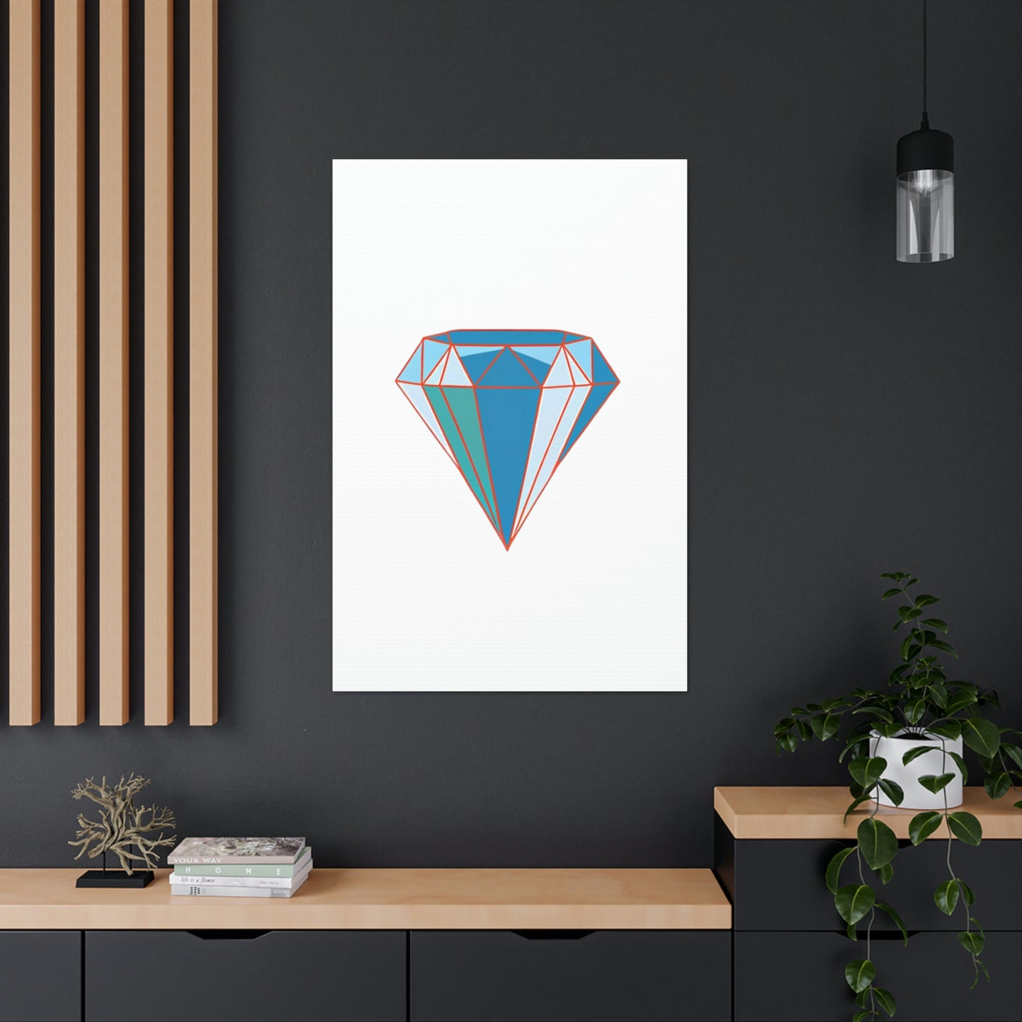 Random Diamond Canvas Gallery Wraps