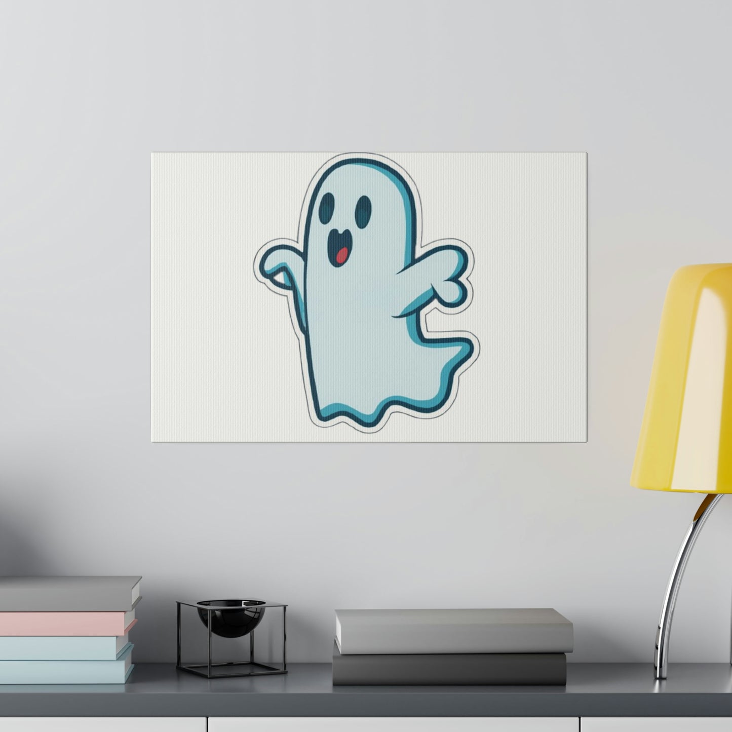 Random Ghost Matte Canvas, Stretched, 0.75"