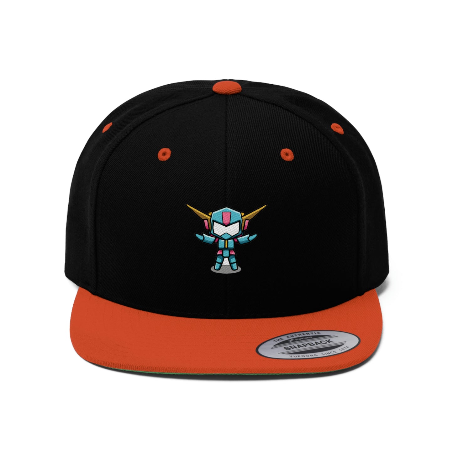 Unisex Random Mini Mech Flat Bill Hat