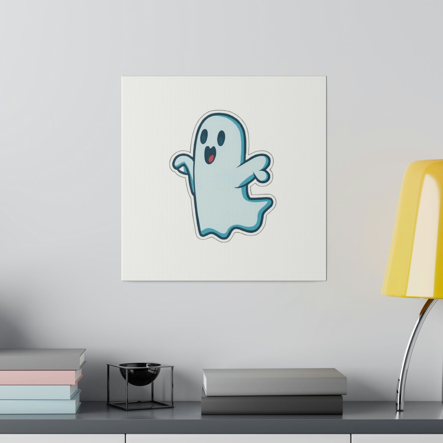 Random Ghost Matte Canvas, Stretched, 0.75"