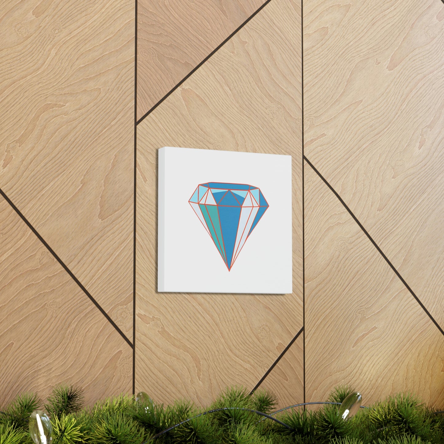 Random Diamond Canvas Gallery Wraps