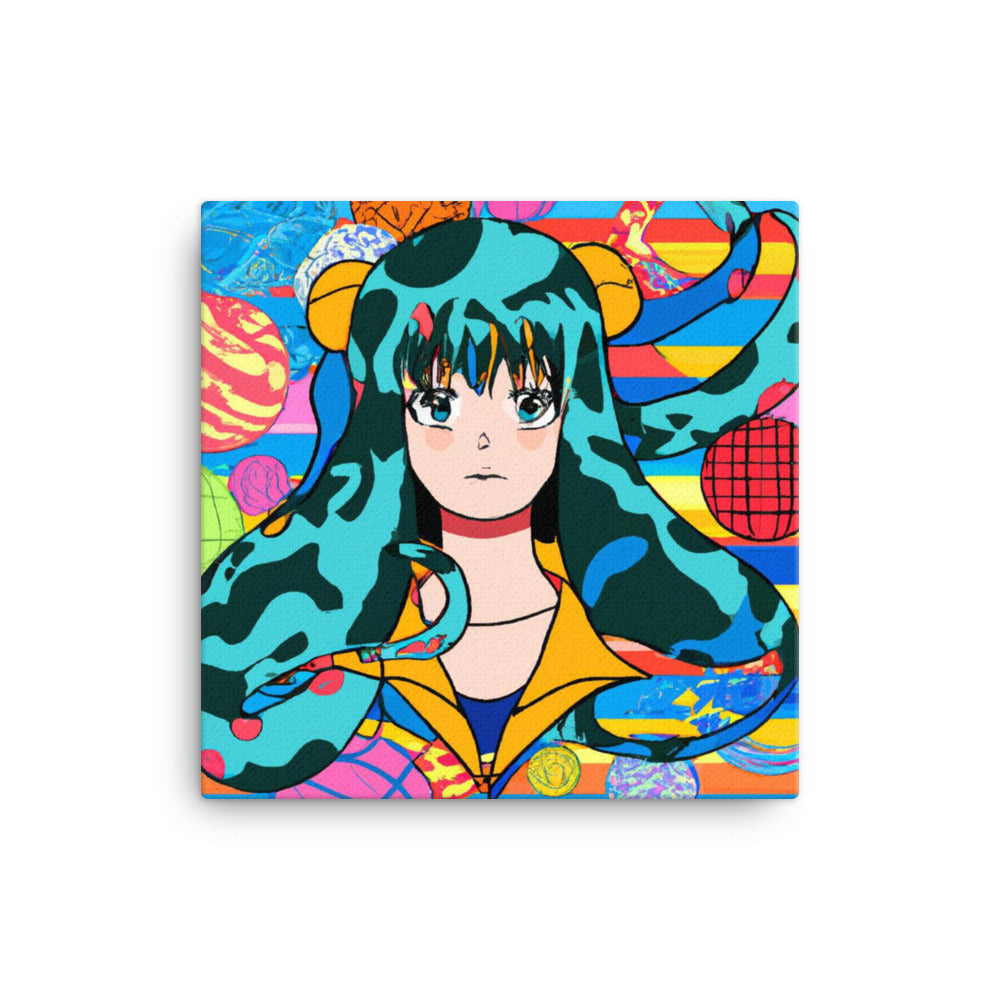 Kawaii Girl Canvas - Random the Ghost