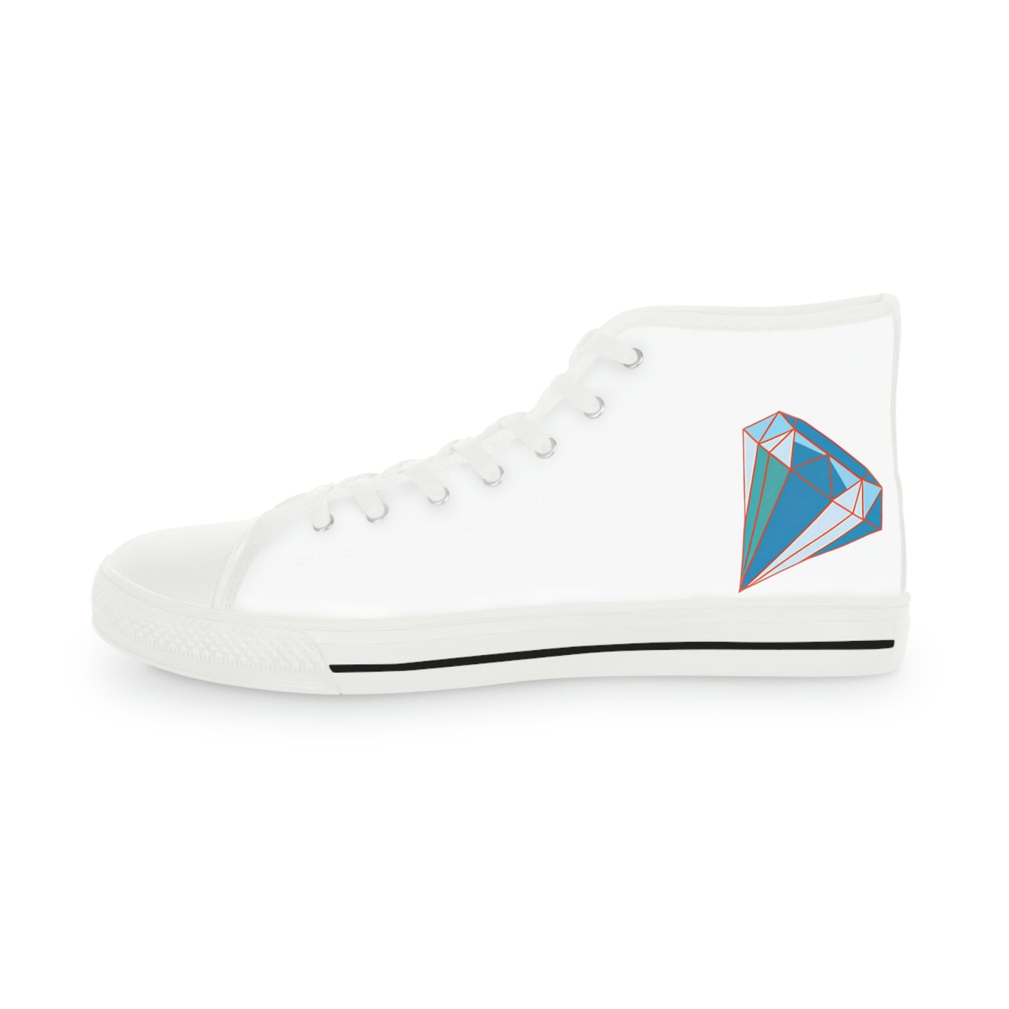 Men's High Top Random Diamond Shoes