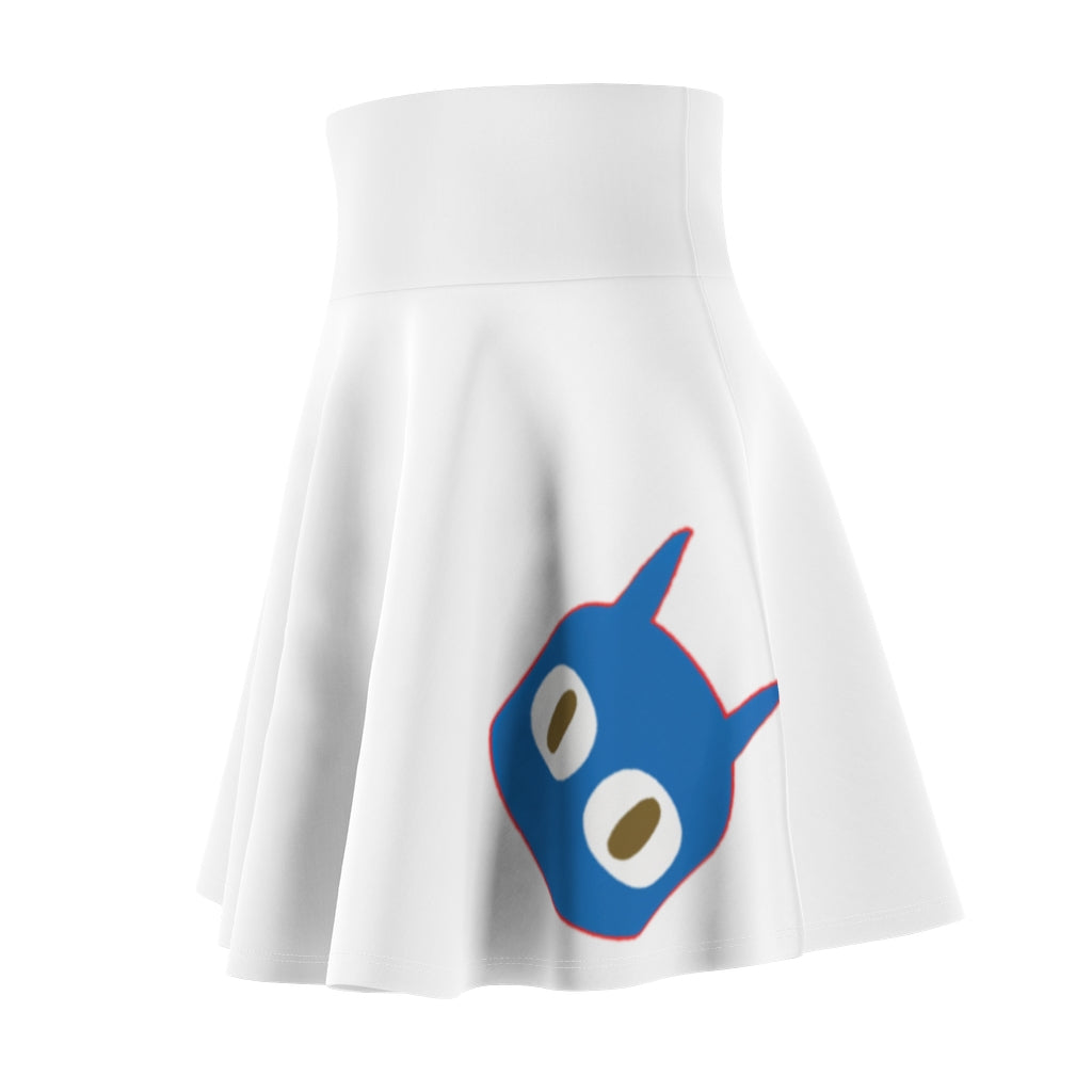 Women's Random Mascot Skater Skirt - Random the Ghost