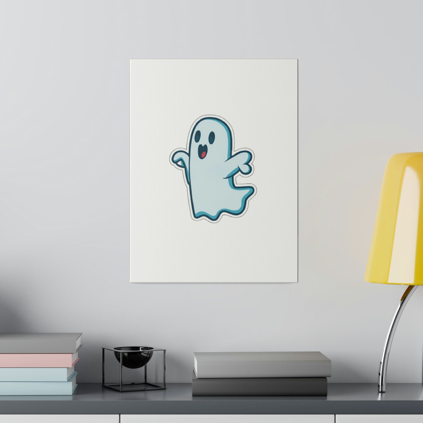 Random Ghost Matte Canvas, Stretched, 0.75"