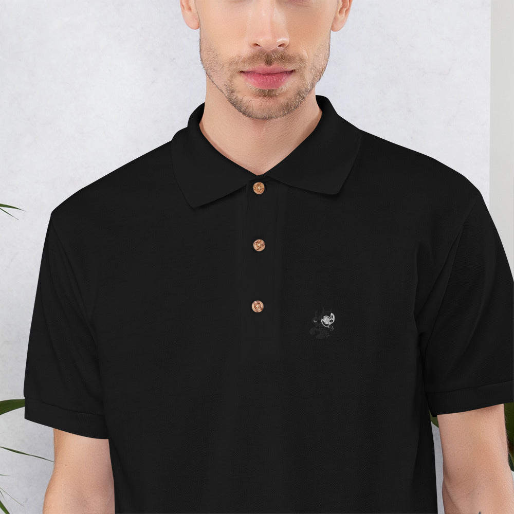 Embroidered Felix Polo Shirt - Random the Ghost