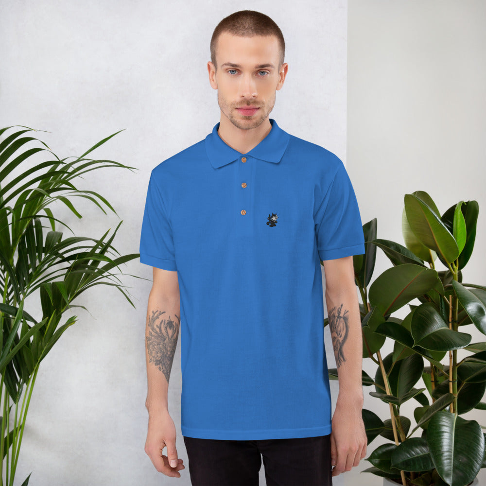 Embroidered Felix Polo Shirt - Random the Ghost