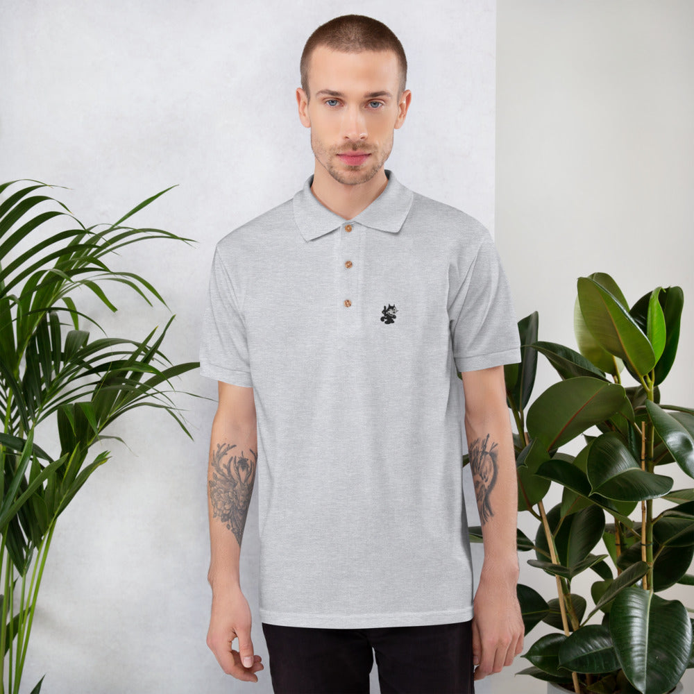 Embroidered Felix Polo Shirt - Random the Ghost