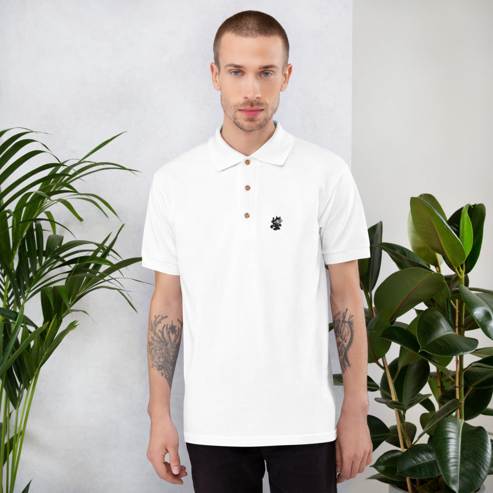 Embroidered Felix Polo Shirt - Random the Ghost