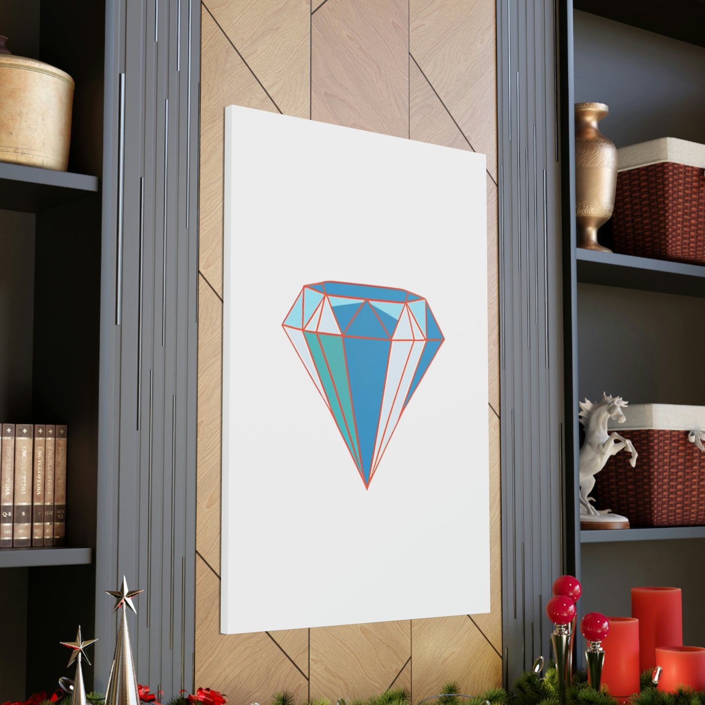 Random Diamond Canvas Gallery Wraps