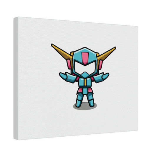 Random Mini Mech Matte Canvas, Stretched, 0.75"