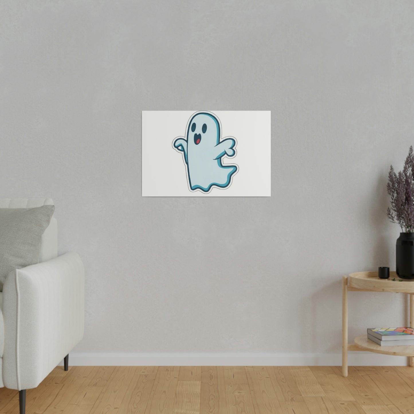 Random Ghost Matte Canvas, Stretched, 0.75"