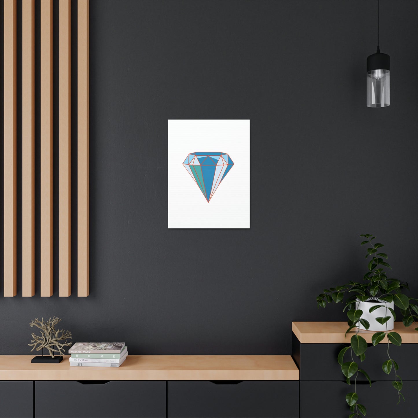 Random Diamond Canvas Gallery Wraps