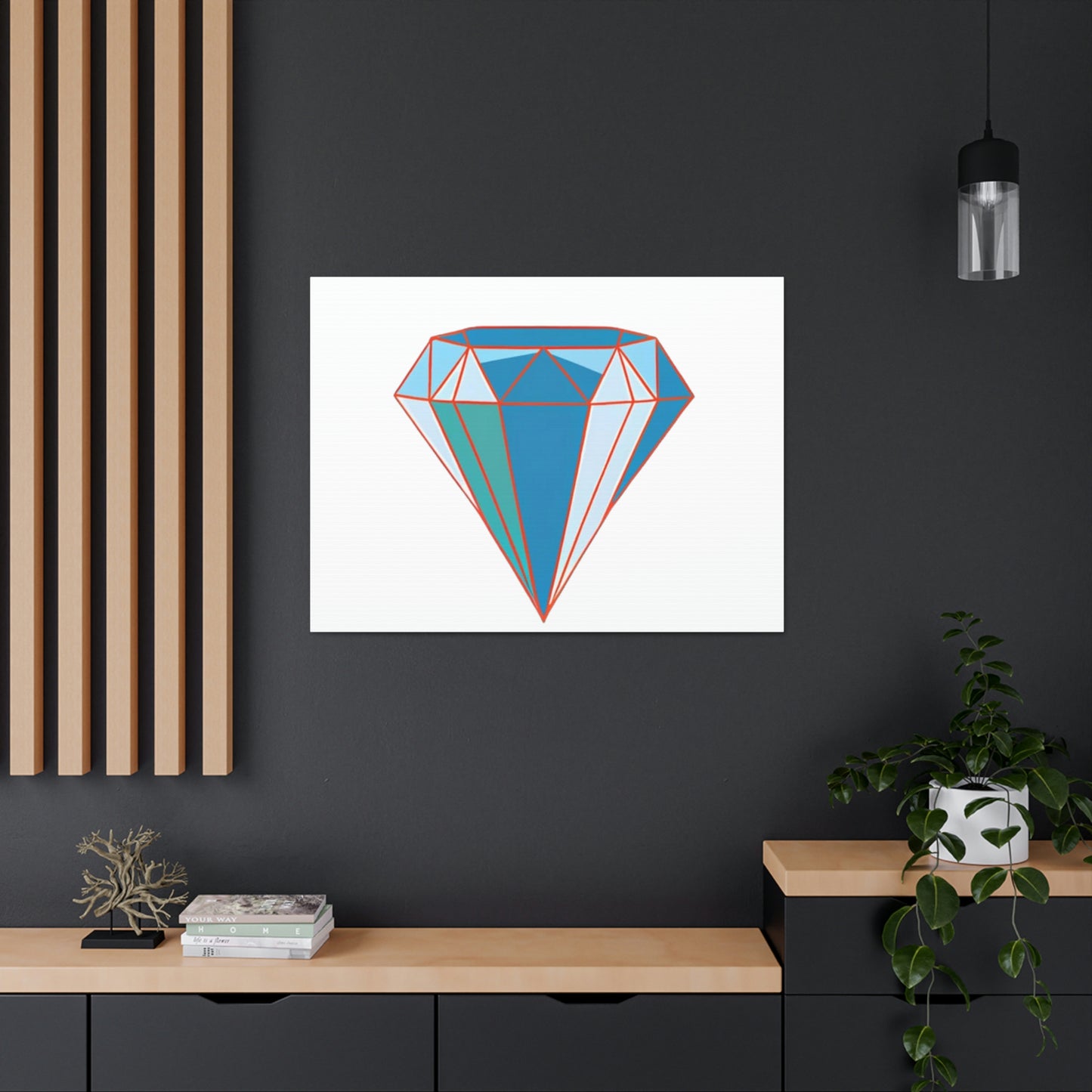 Random Diamond Canvas Gallery Wraps